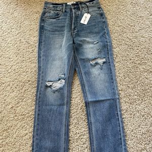 VICI High Rise Distressed Skinny size 25